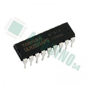 ULN2803A, Транзисторов Дарлингтона 8х, 500мА, 50В, DIP18