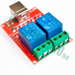 USB реле управление нагрузкой через компьютер на 2 канала