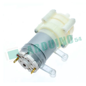 Воздушно мембранная помпа/насос DC 12V 6W R365 + силиконовое крепление