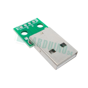 Переходник USB A Male на DIP (4 Pin)