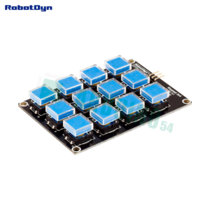 Модуль кнопочной клавиатуры 3х4 (в сборе)