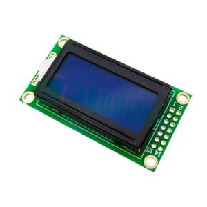 LCD 8x2 0802 дисплей синий