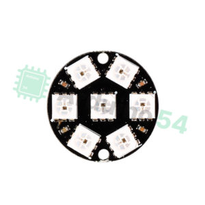 Модуль из 7 RGB светодиодов WS2812 (круг)