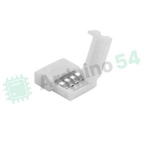 Клипса/коннектор для светодиодной ленты 5050 RGB 4P 10mm без провода