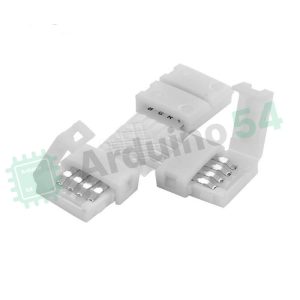 Переходник Т-образный для ленты 5050 RGB T-type, 4P 10mm (без клипсы)